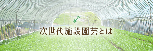 次世代施設園芸とは